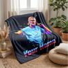 Erling Haaland Custom Name Text Flannel Blanket Soccer Logo Personalized Fleece Throw Blanket Special Gift For Sofa Bedroom Home