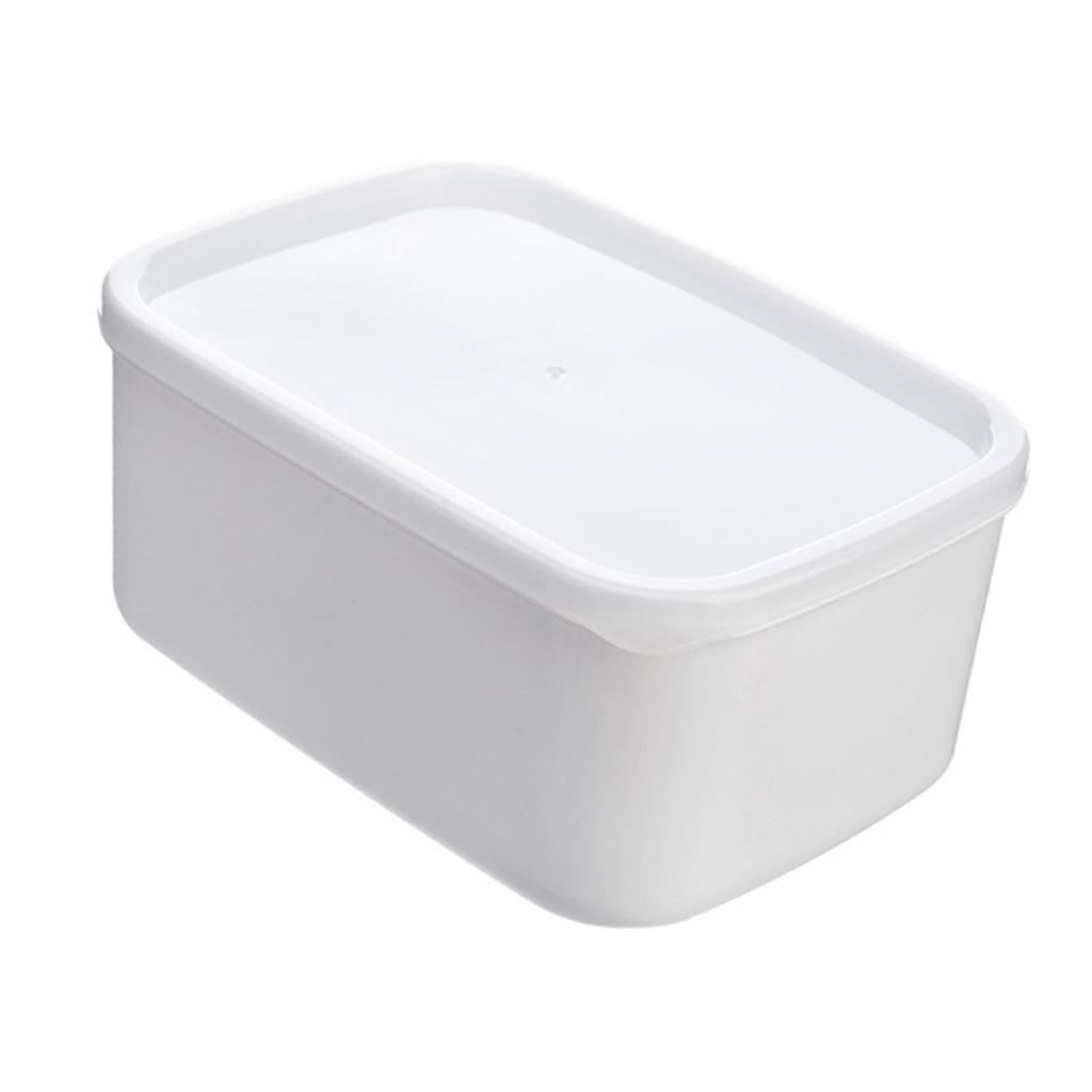 1400ml Food Container with Seal Lid Microwave Safe Leak Proof Rectangular Shaped Food Storage Box