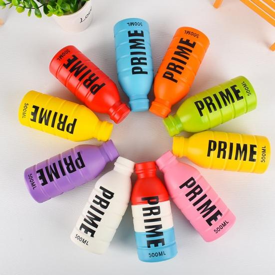 Energy Drink Bottle Squishes Toy Slow Rebound Flexible Stress Relief Funny Mineral Water Beverage Bottle Squeeze Fidget Toy Kids Adults Birthday Gift