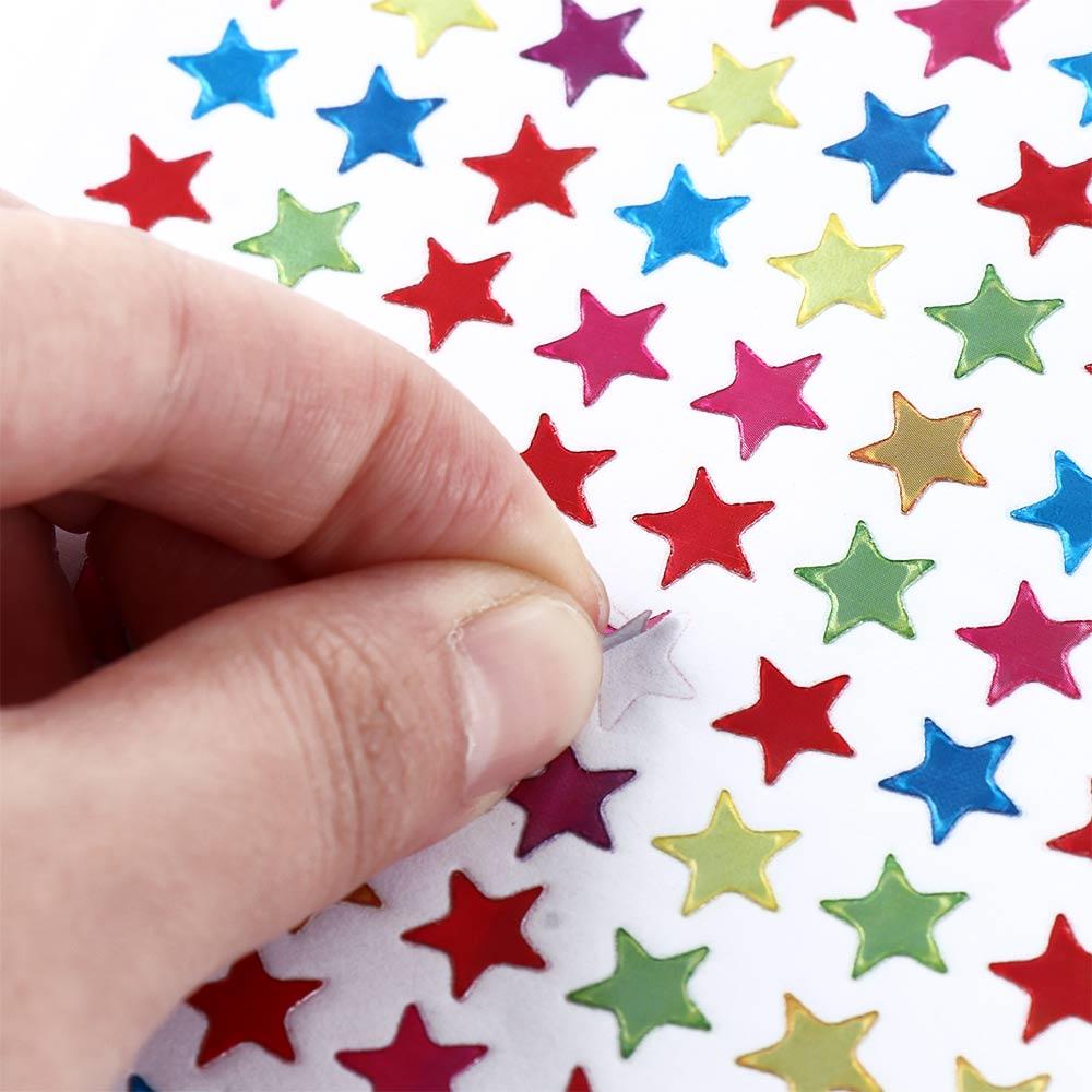 Gold-Plated Glitter Decorative Stickers Children's Stickers Award Stickers Teacher Praise Stickers