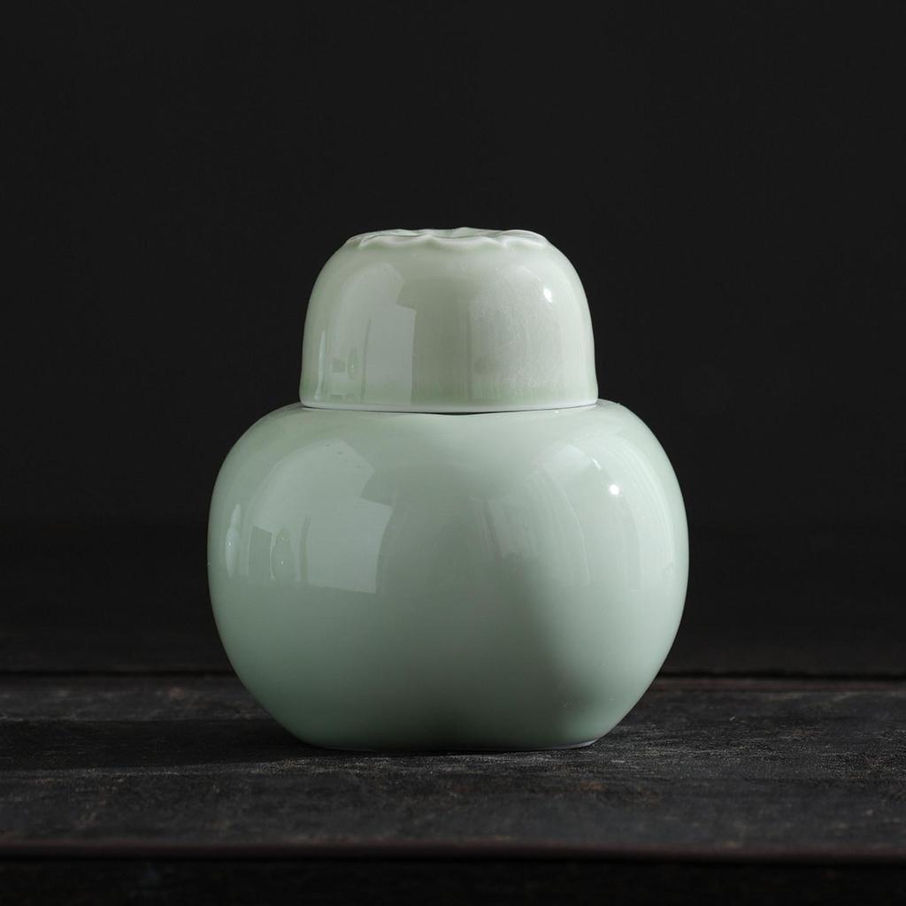Celadon Ceramic Hot Wine Warmer Set - Chinese Style Baijiu & Yellow Wine Pot with Two Cups