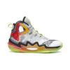 Li-Ning Cloud Anti-Slip Shock Absorbing Lightweight Rebound High-Top Basketball Shoes Kids sneakers White Gray YKBT070-7