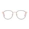 Literary Oval Frame Anti-Blue Glasses With Myopia Flat Glasses Xiaohongshu Tr Retro Frames