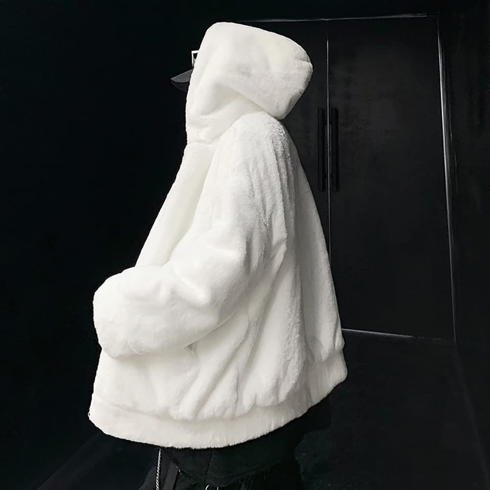 ZANBANG Luźna Kurtka Męska Z Polarowym Podszyciem, Duże Rozmiary ZS018, Puszysta, Dopasowana, Dwukolorowy Design, Codzienna, Unisex, Oversize, Podszyta Fleecem, Gruba, Ciepła,