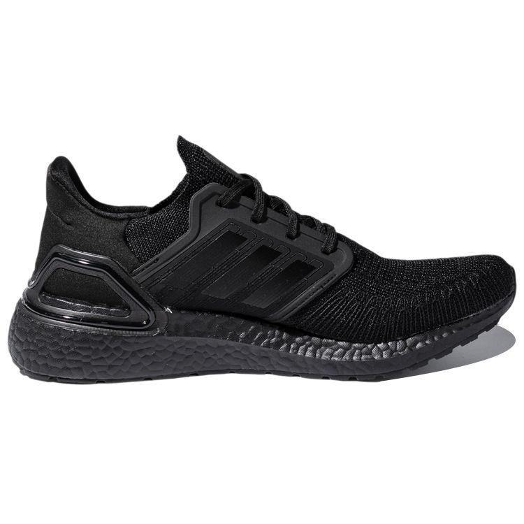 Adidas Unisexové tenisky UltraBoost 20 Triple Black Červeno-fluorescenční G55816