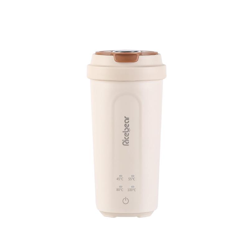 Portable Mini Smart Electric Kettle and Insulated Water Cup with USB Charging for Travel.
