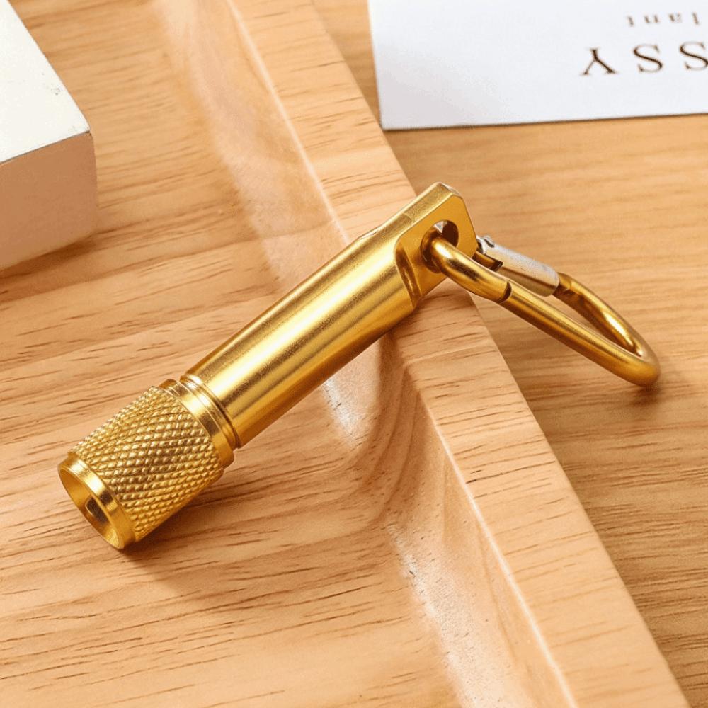 Aluminum Body LED Flashlight Keychain Super Bright Small LED Flashlight  Camping Use