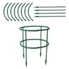 For Bushy Plants For Tomato Plants Climbing Trellis Plant Stakes 12 Pcs Support Garden Half Round Plastic Stand Cage