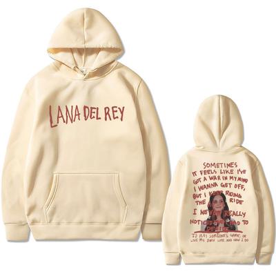 Φθινόπωρο Χειμώνας Τραγουδίστρια Lana Del Rey Get Free Στίχοι Γραφικό Καθαρή Εκτύπωση Φούτερ Ανδρικό Vintage Unisex Oversized
