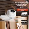 Rechargeable Ceiling Fan Light Energy Saving Intelligent Hanging Fan Light 3 Gears with Remote Control Electric Fan Night Lamp