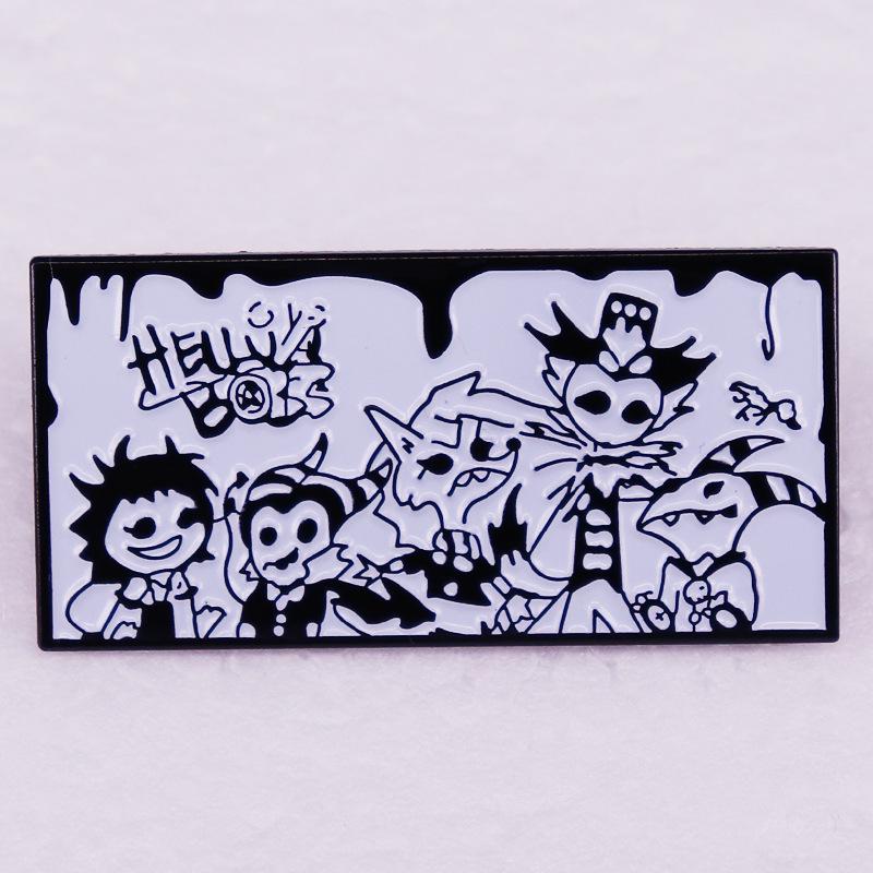 Anime Metal Badge Set