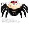Indoor Festival Atmosphere Lamps Halloween Spider Tea Light Candle, Battery Operated Flameless Flickering LED Fake Candles Spooky Eyeball Skull