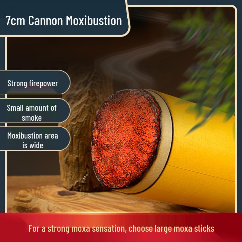 7cm Thunder-Fire Moxibustion Stick - Household Thickened Moxa Wool Column