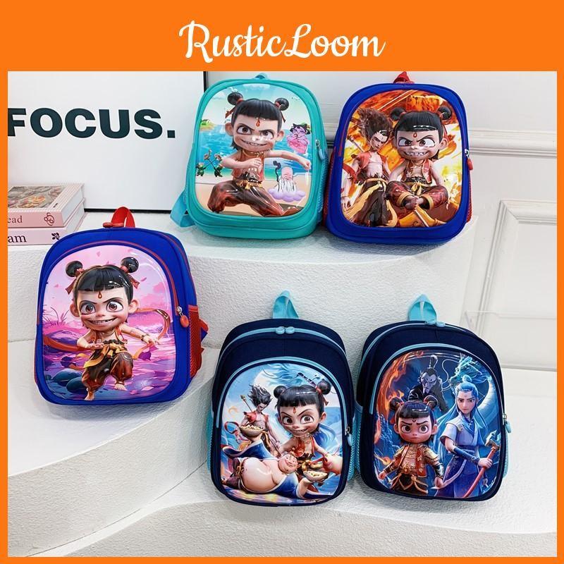 Zha Pattern Ne Printing Kids Backpack Schoolbag Breathable Large Capacity Bag
