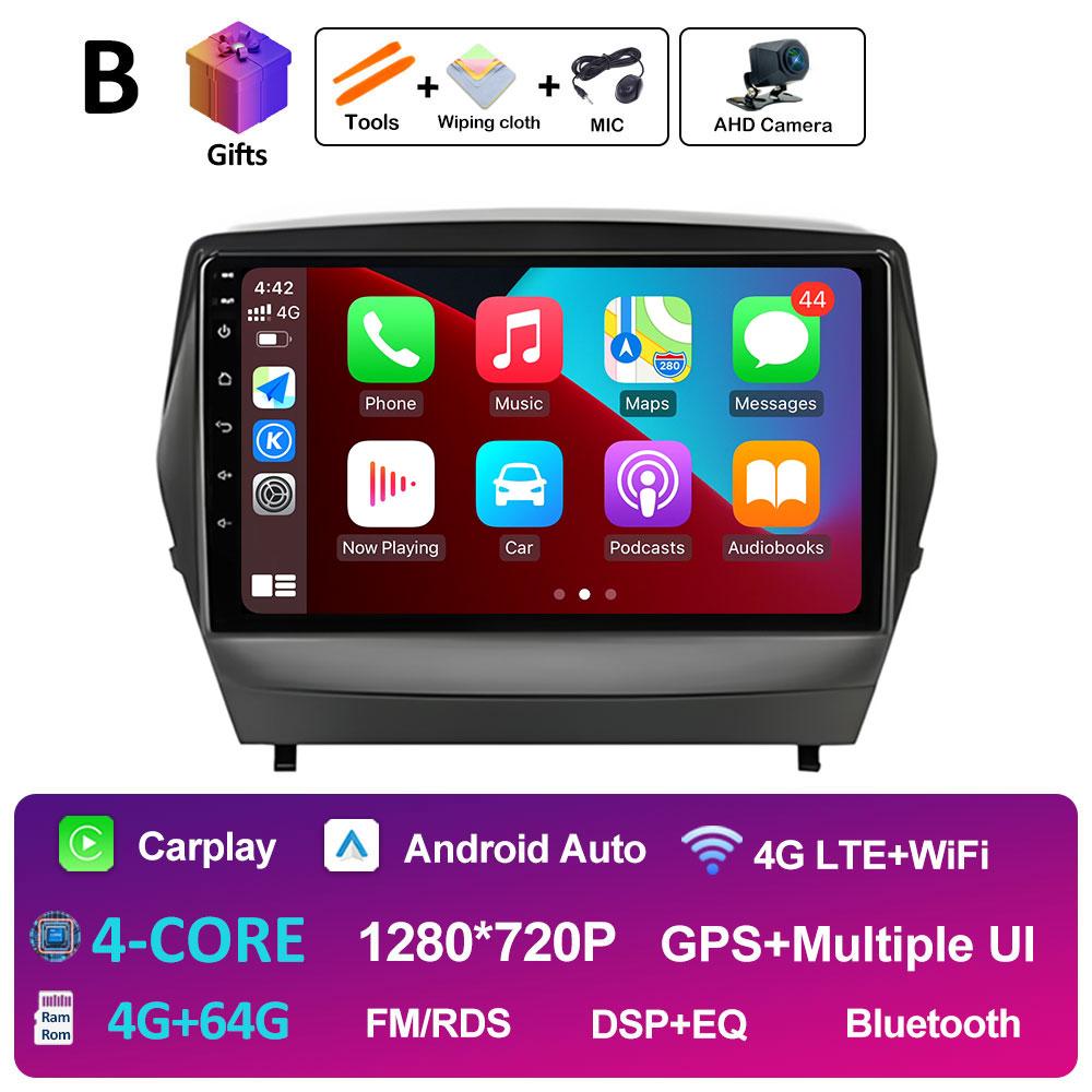 For Ix35 Hyundai Tucson 2 LM IX35 2009 2010 2011 2012 - 2015 Android Intelligent System GPS Navigation Cooling Fan WIFI No 2 Din