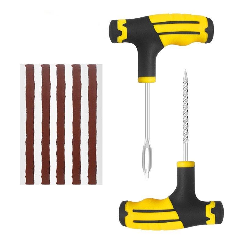 

Инструмент для ремонта автомобильных шин Комплект для ремонта шин Набор инструментов для шпилек Авто Велосипед Бескамерные шины Прокол в шине Гараж Инструменты с резиновой полосой