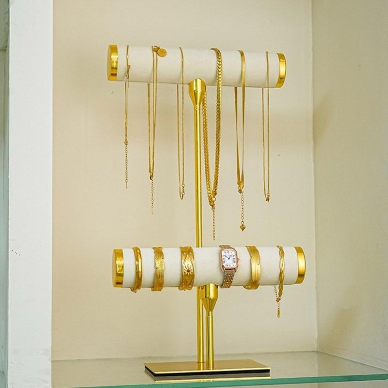 Jewelry Organizers Modern Bracelet Holder Necklace Holder Stylish Storage Rack Present for Collectors and Designers