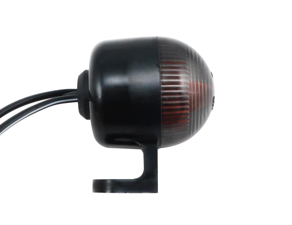 KITACO Warenz Mini Turn Signal Smoke Set, Universal, Lens/Single Bulb, 102-80-0500-30