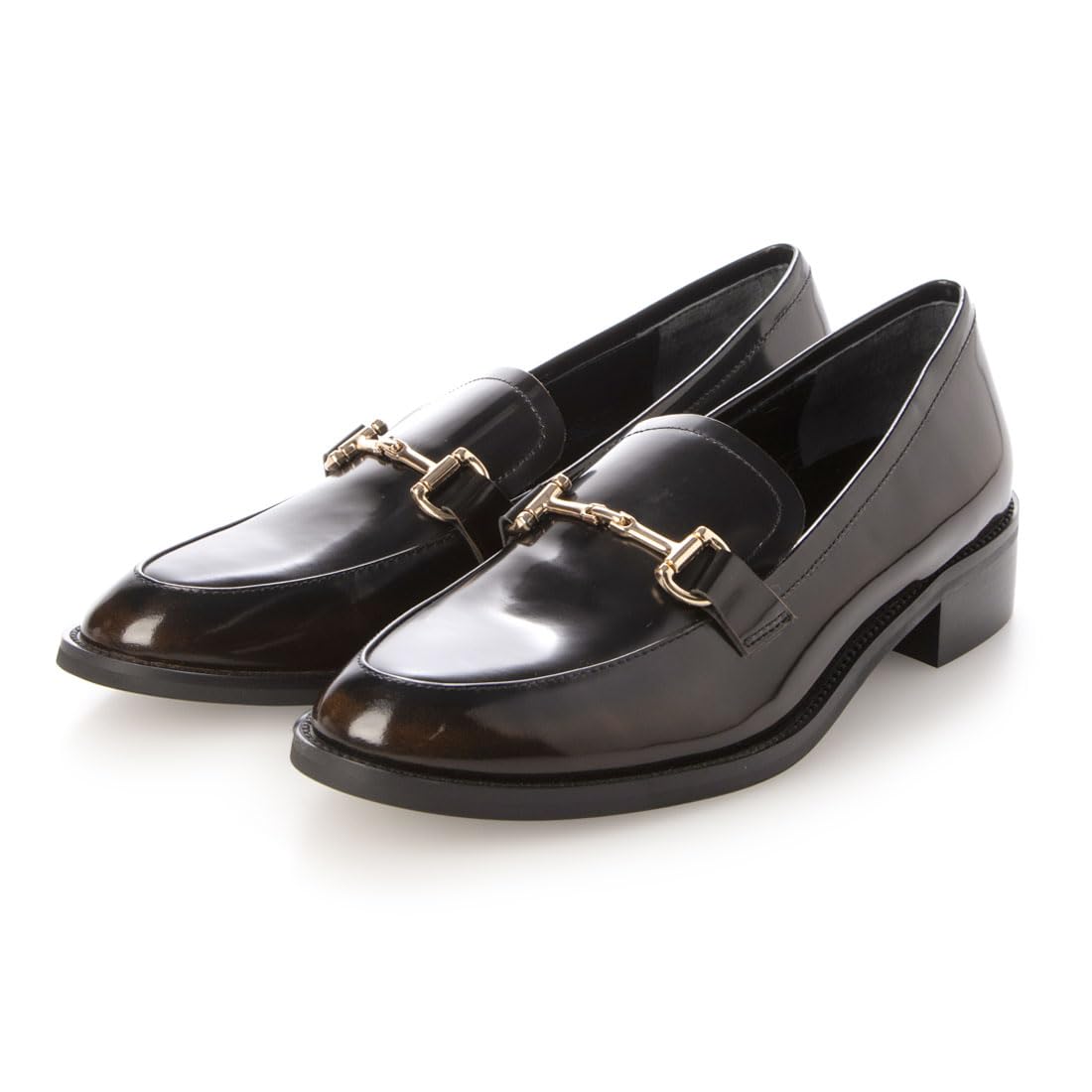 

Carino Women s Loafers, CAST42006, Dark Brown, Size 23.0 cm