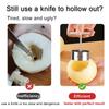 1/2PCS New Stainless Steel Vegetable Drill Fruit Corer Remover Veggie Corers With 2 Sizes for Coring and Hollowing Out  Potatoes