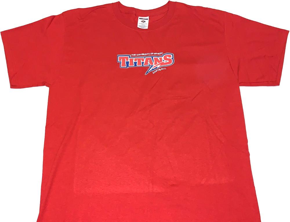 Rare! Vintage 2000s The University of Detroit Softball Team T-Shirt New! LARGE Unisex T-Shirt XXL