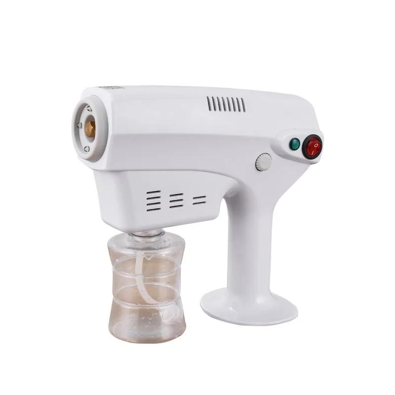 Barber Nano Blue Light Sprayer Negative Ion Electric Steam Spray Disinfection Gun Atomizer Tools For Salon Perm Hydration Care