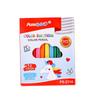12-Color Oil-Based Colored Pencils Set with Paint Brushes for Kids' Art and Doodles