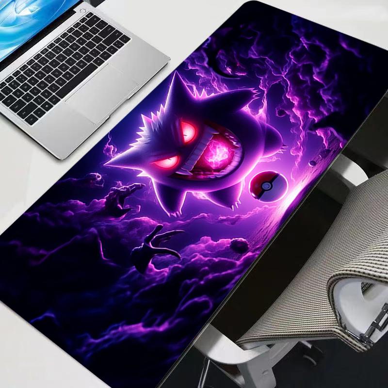Mouse Pad Gamer Notebook Games High-Quality Mousepad HD Print Keyboard Pad P-Pokemon Gengar Mousepad Mouse Mat Gaming Desk Mat