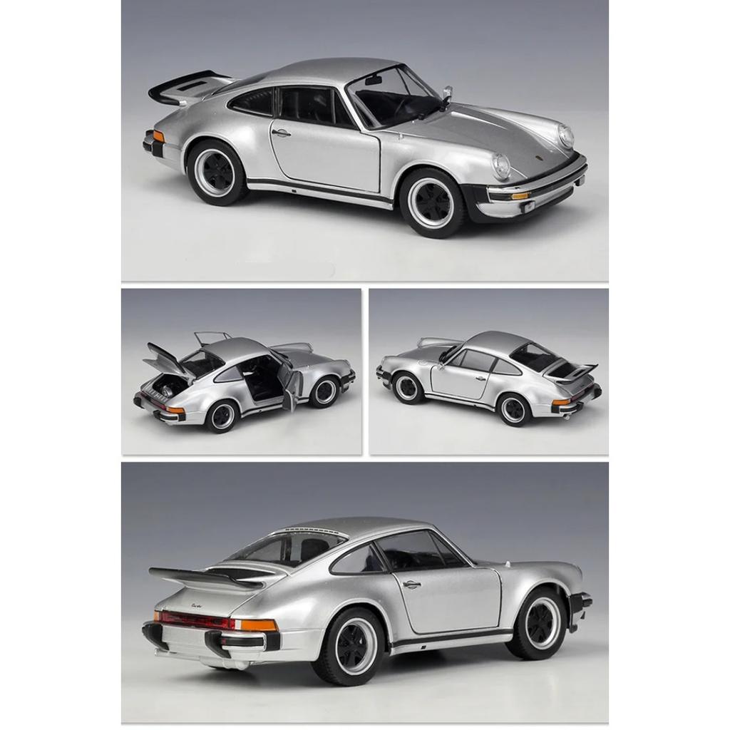 Welly 1/24 1971 Porsche 911 Turbo 3.0 Alloy Sports Car Model Diecasts Metal Classic Vehicles Car Model High Simulation Kids Gift
