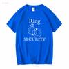 Ring Security T Shirt Bearer s Funny Wedding Rings Boys long or short sleeves vintage Washed homme Soft Breathable