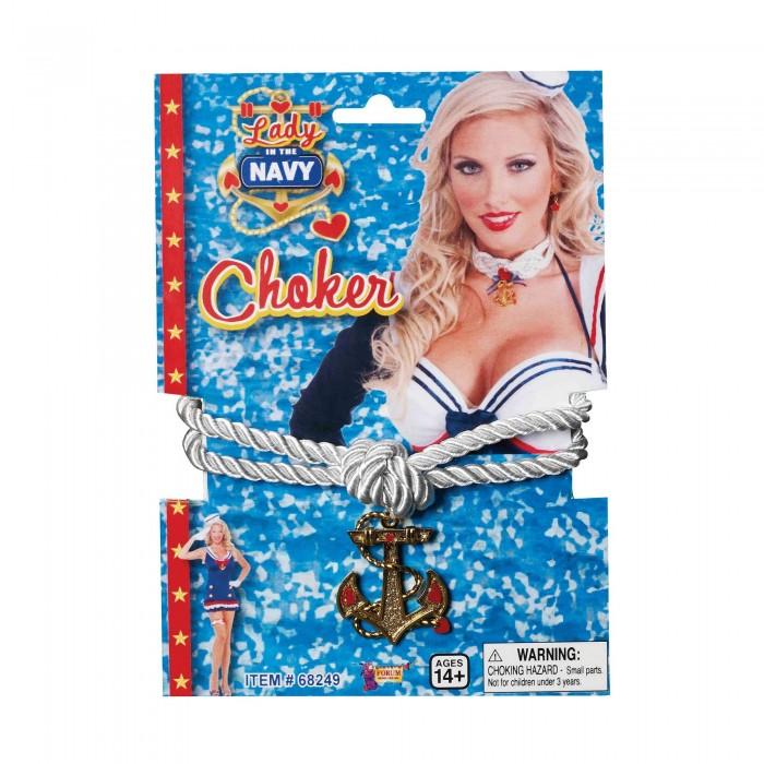 Bristol Novelty Womens/Ladies Lady In The Navy Choker