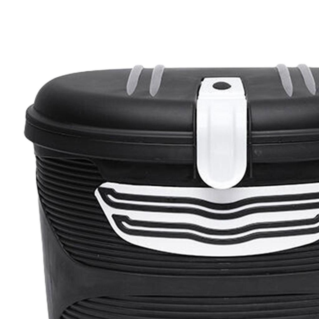 Storage Basket with Lock for Electric Bike Versatile Container Road Use