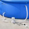 Inflatable Pool Filter Pump for Above Ground Pools, 330 GPH 16W Water Home Garden Kit, System Circulation & Filtration Maintenance Equipment