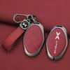 Premium Grade Automotive Alloy Genuine Leather Auto Key Fob Cover Case Fit For Xiaopeng Xpeng P7 P7I P5 G3 G3I G9 G6 22-23 Key Fob Automotive