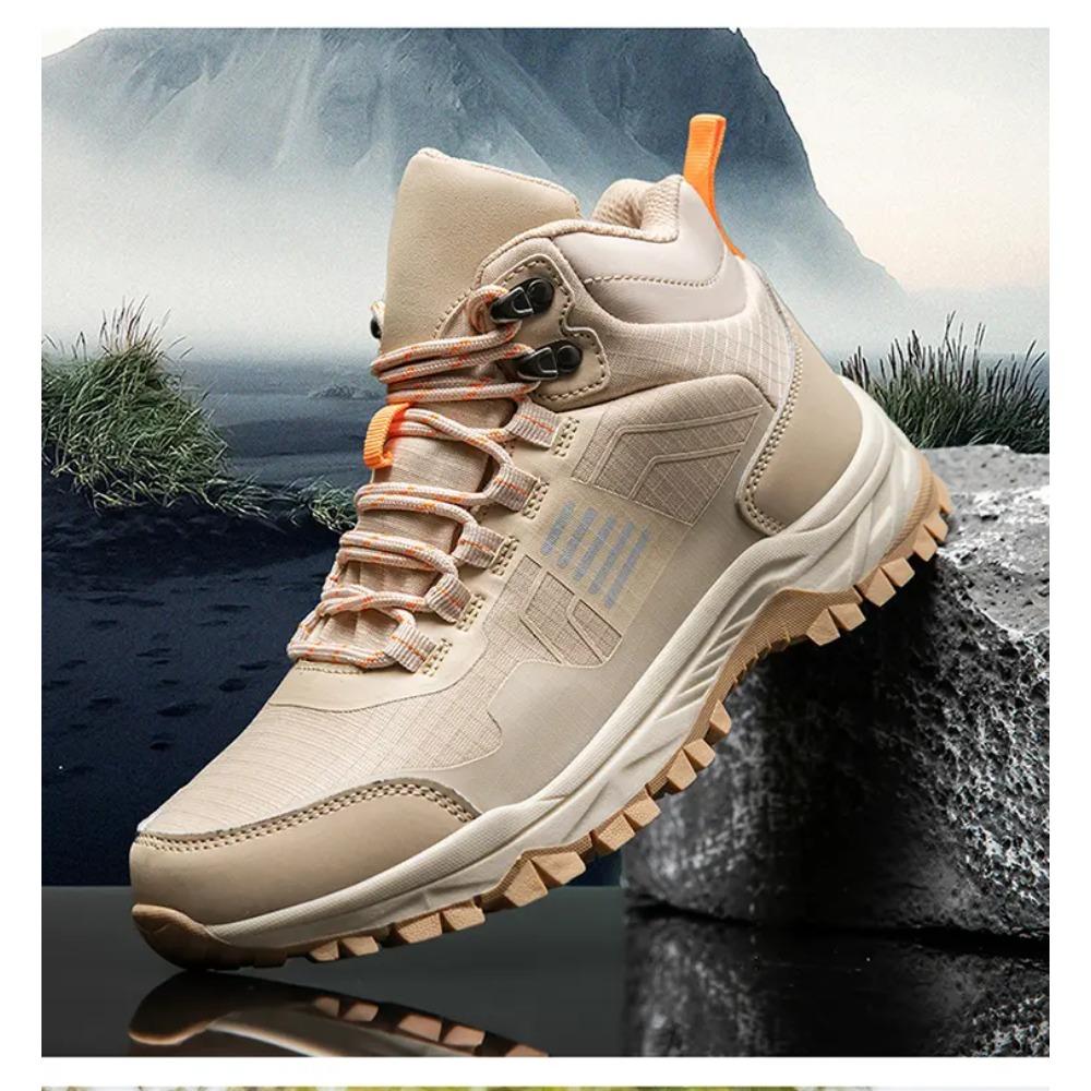 

Men Winter Outdoor Sports Boots Leather Designer New Designers Snow Plush Action Super Warm Ankle Man Hiking Mansculino 46