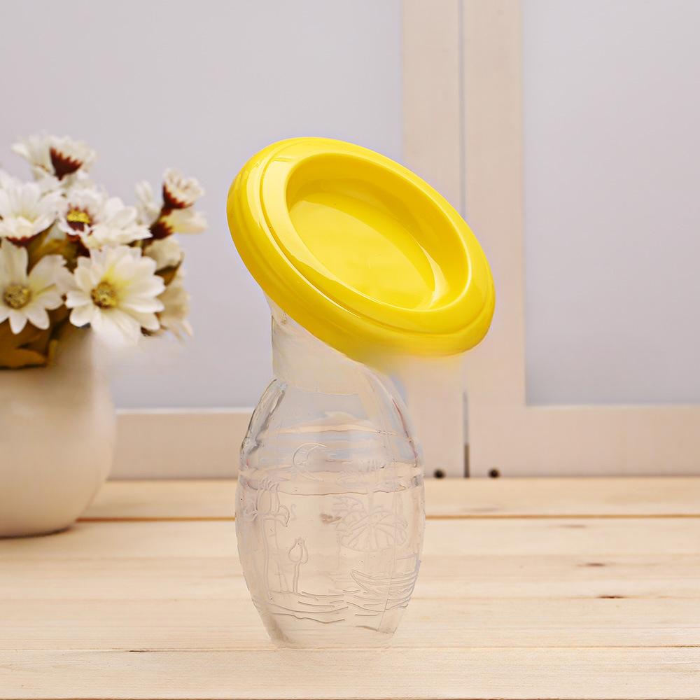 Yeni Bebek Besleme Manuel Göğüs Pompası Ortak Meme Toplayıcı Otomatik Düzeltme Anne Sütü Silikon Pompaları Hamile Ürünleri