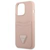 Guess Guhcp13Lpsatpp Iphone 13 Pro / 13 6,1 Różowy/Pink Hardcase Saffianotriangle Logo Cardslot