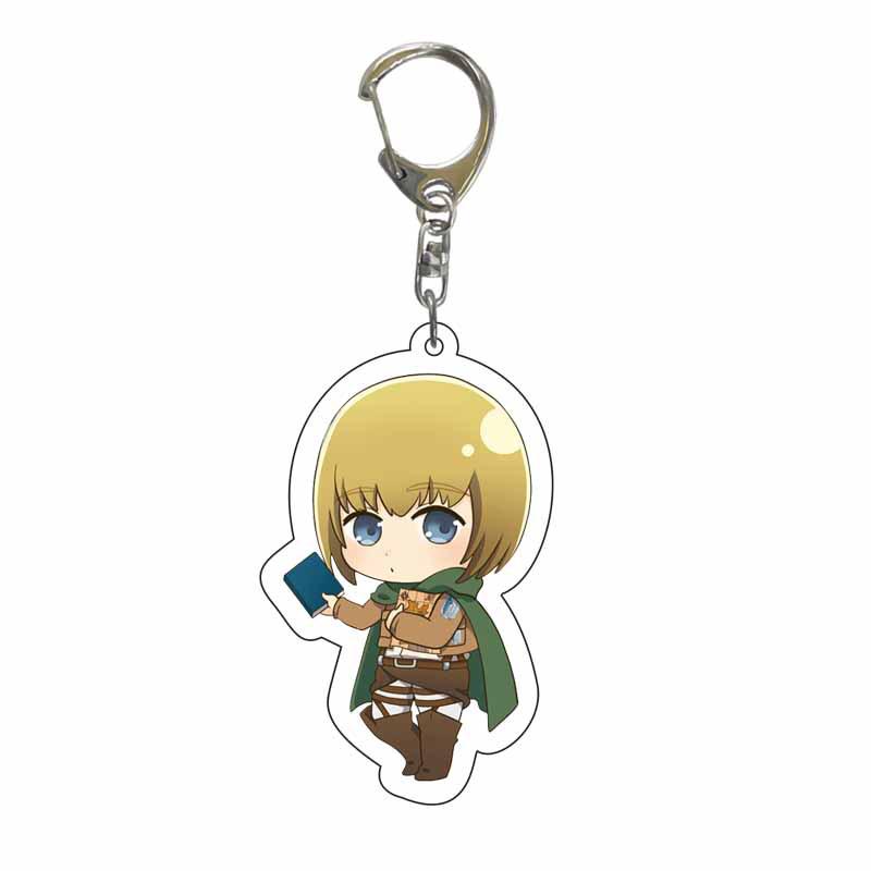 Attack On Titan Anime Acrylic Keychain Pendant - Creative Jewelry Gift