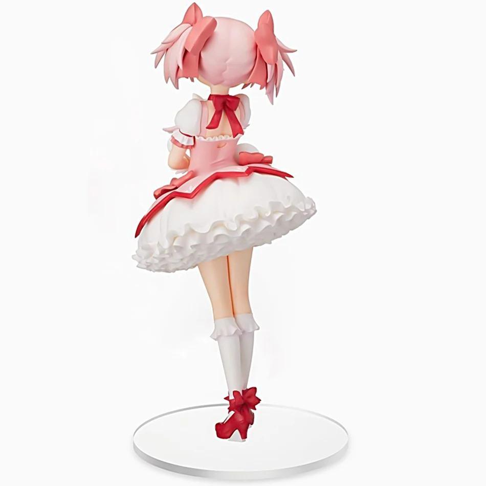 -18cm Madoka Kaname Action Figure (Standing Version) Brand New Anime Statue for Collection  Display Perfect Birthday Gift