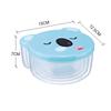 4Pcs/set Cute Cartoon Plastic Food Storage Box Children's Fruits Snacks Crisper Portable Lunch Box Food Storage Container
