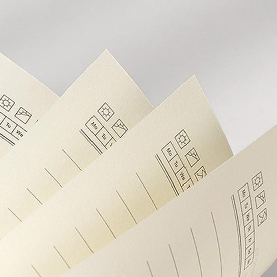 Gefüttertes Notizbuch für Männer Frauen Stoffeinband A5 Größe Notizbuch 200 Seiten Dickes Papier Journal mit Taschen für Arbeit Notizen Schreiben