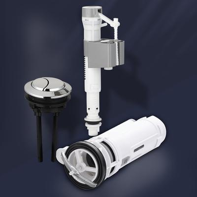 Toilet Tank Filling Valve Bathroom Water Tank Repair Fittings Kit Universal Flusher Blister Set Drain Valve Toilets Accessories