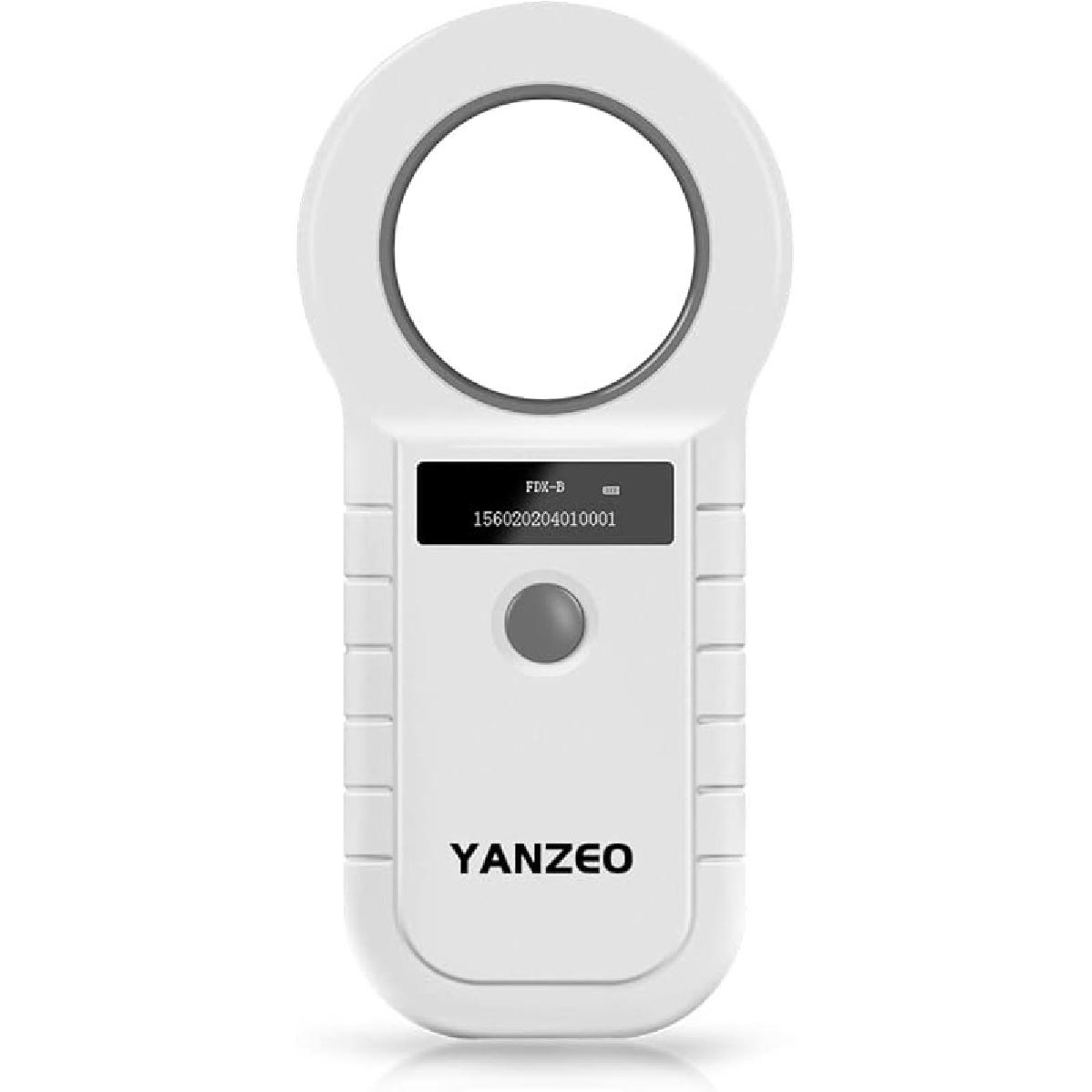 Yanzeo AR180 Сканер микрочипов для домашних животных (собаки, кошки), Идентификация бездомных животных, 134.2 кГц 125 кГц, 15 цифр, Регистрация чипов животных, Сканер RFID-микрочипов Ar180c