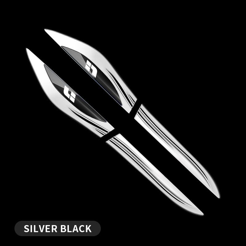 

2pcs 3D PVC Metal Logo Side Fender Emblem Badge Sticker Decal For Lixiang L6 L7 L8 L9 чёрный