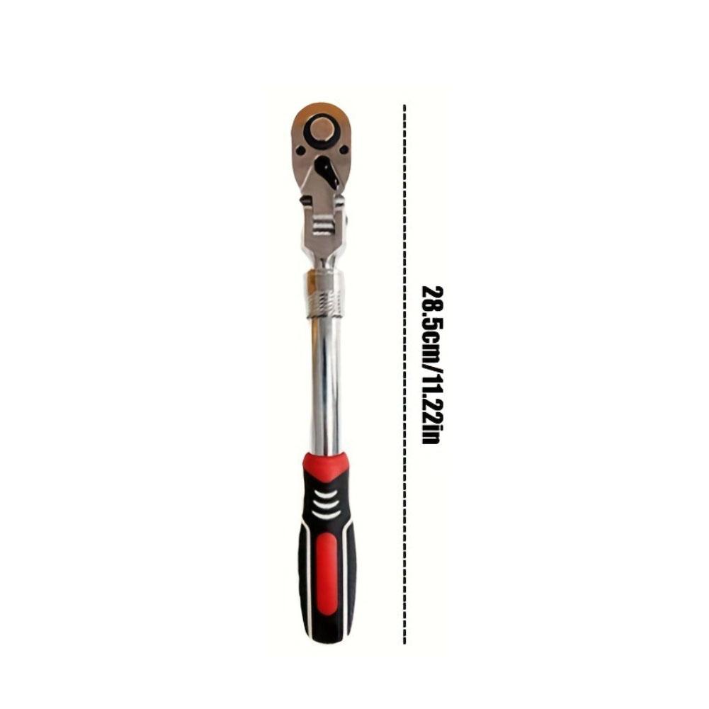 72 Teeth Swivel Head Ratcheting Wrench With Telescoping Handle Quick Release High Sales Manual Tool Accessories