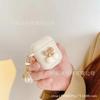 Three-dimensional bow antique white cherry earphone cover AirPods Pro1 for Apple's new 1st generation protective case
