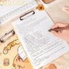 Aesthetic A4 Board Clip Folder File Storage Writing Clipboard Capybara File Folder  File Organizer