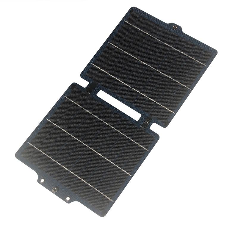 5V 10W ETFE Portable Foldable Solar Charging Panel USB/Type-C Output Foldable Solar Bag Fast Charging for Power Bank Phone