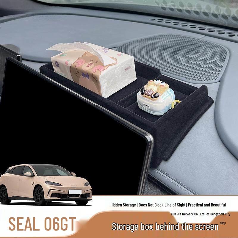 Cloud Realm fits the storage box behind the BYD Seal 06 GT's navigation screen, ETC storage box, and tissue box.