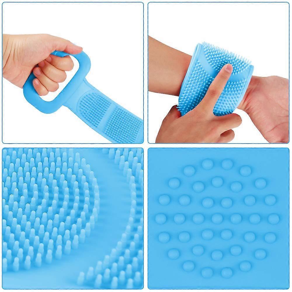 Silicone Back Scrubber for Shower Silicone Bath Body Brush Body Scrubber Bath Body Brush for Men and